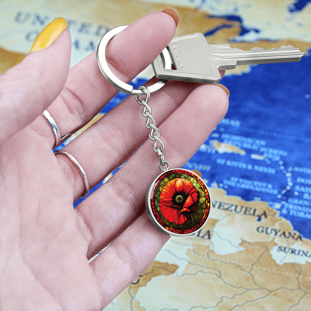 Poppy Keychain