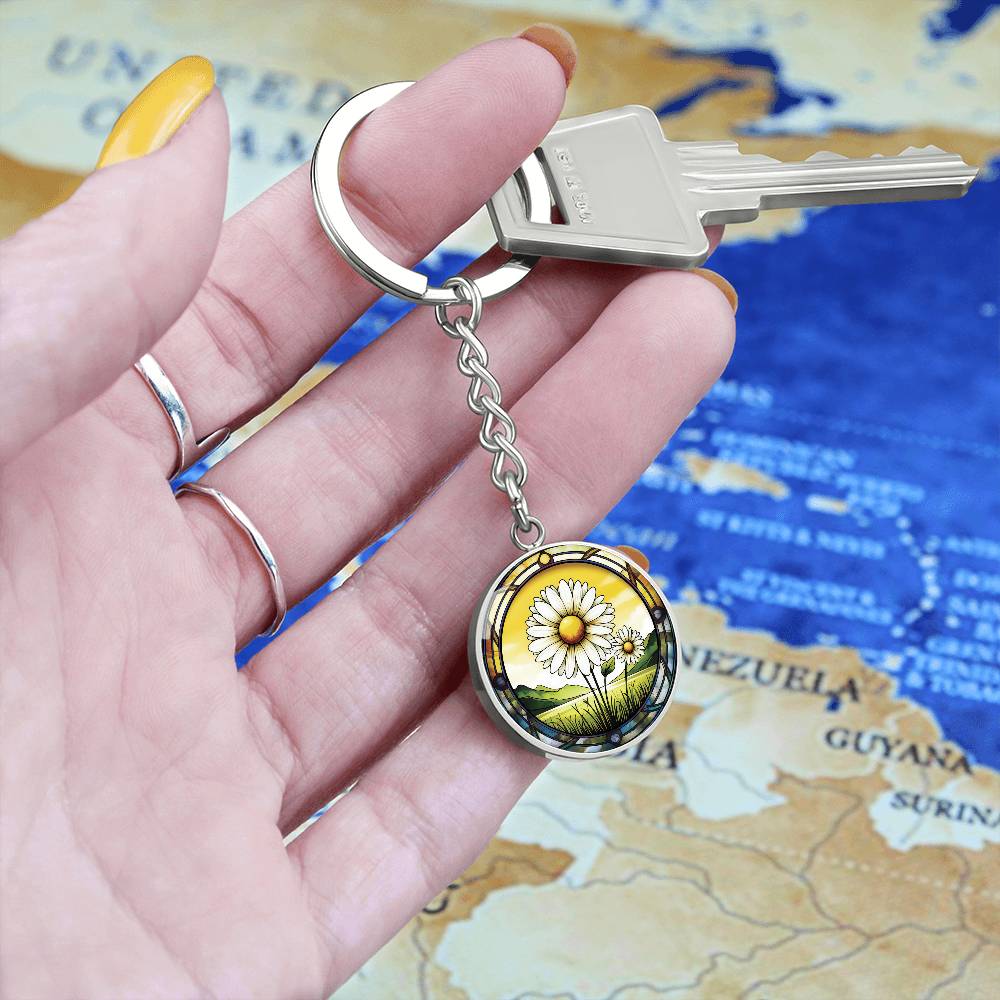 Daisy Keychain