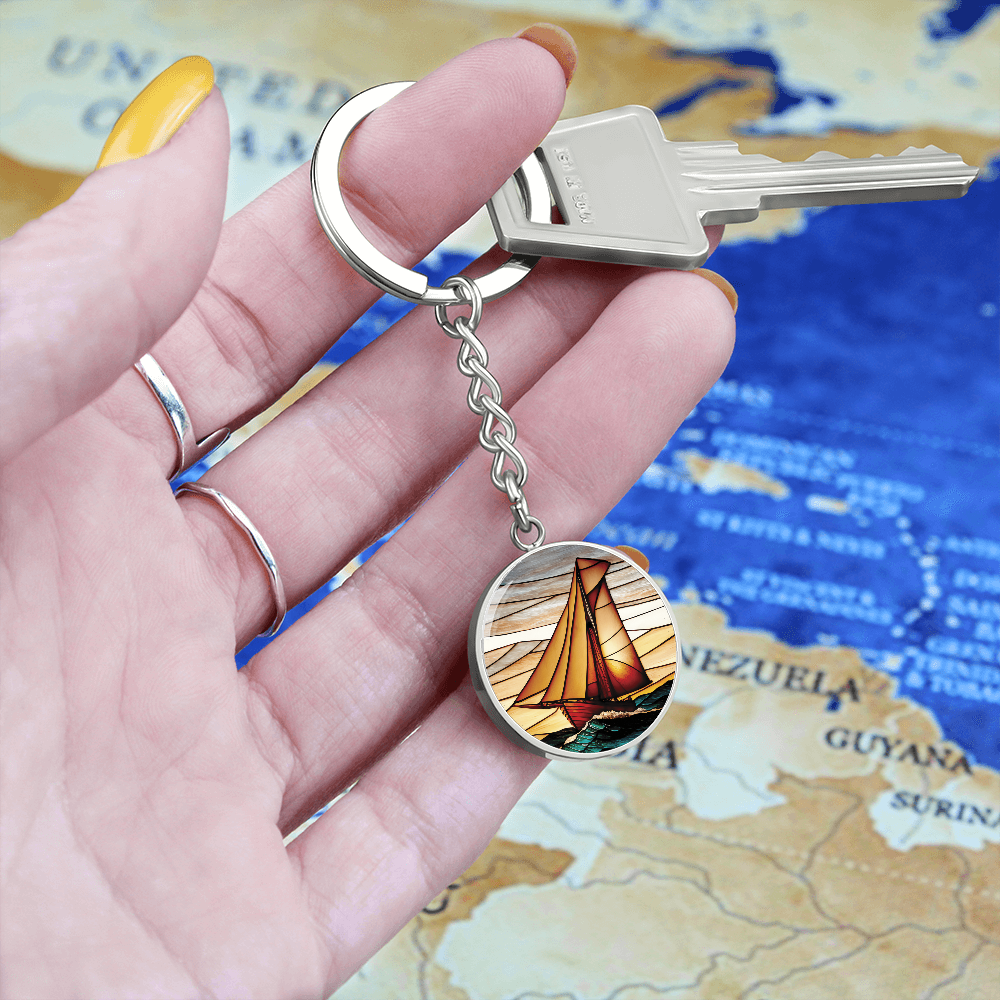 Sailboat Keychain