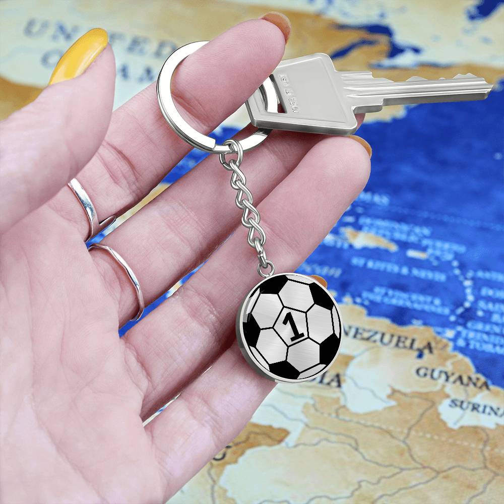 Soccer Keychain