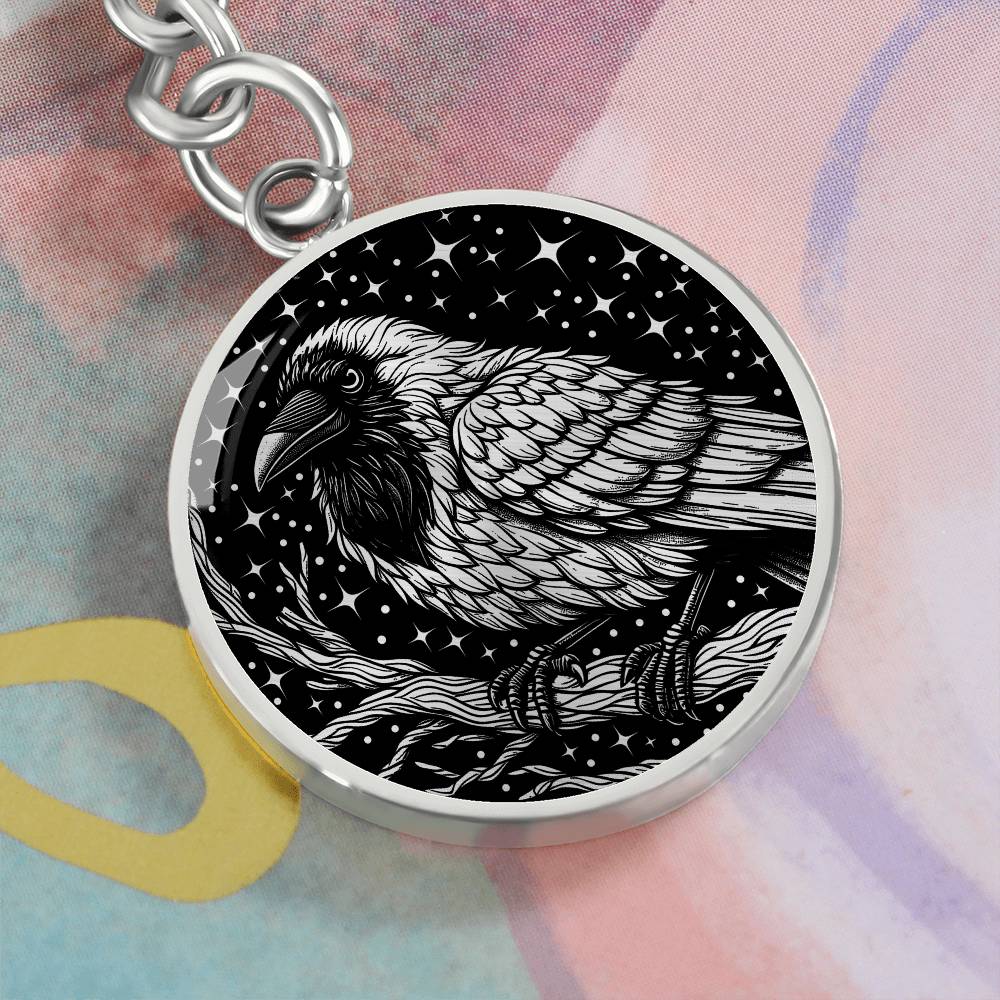 Crow Keychain