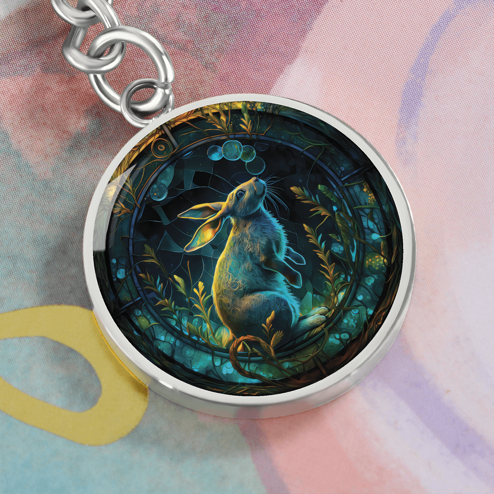 Water Rabbit Keychain