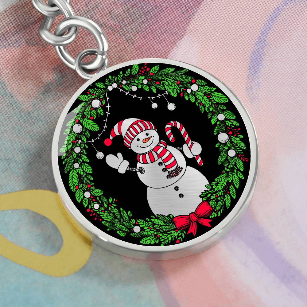 Snowman Keychain