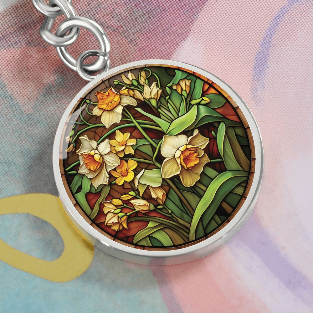 Daffodil Keychain
