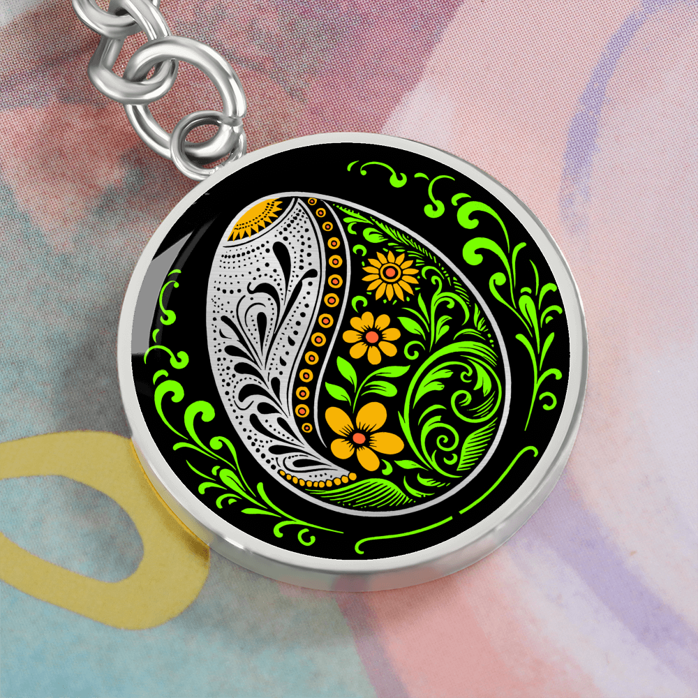 Easter Egg Keychain Yellow