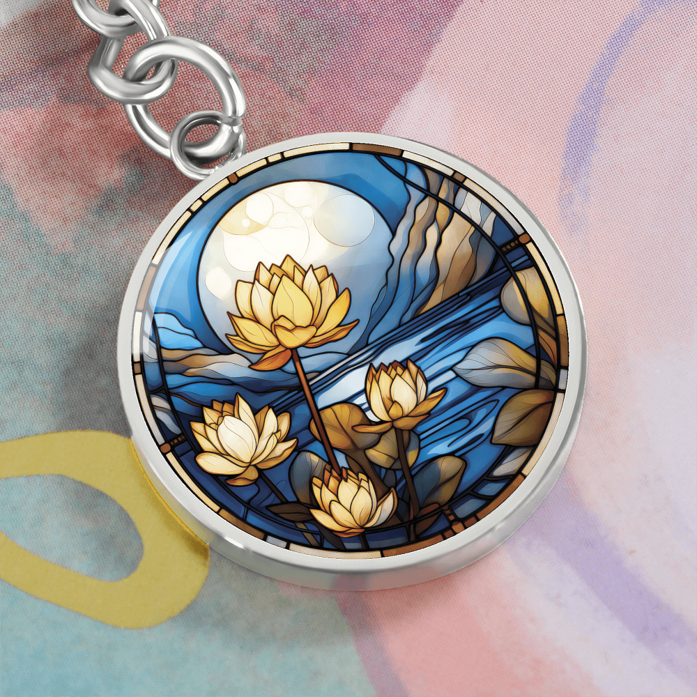 Water Lily Keychain