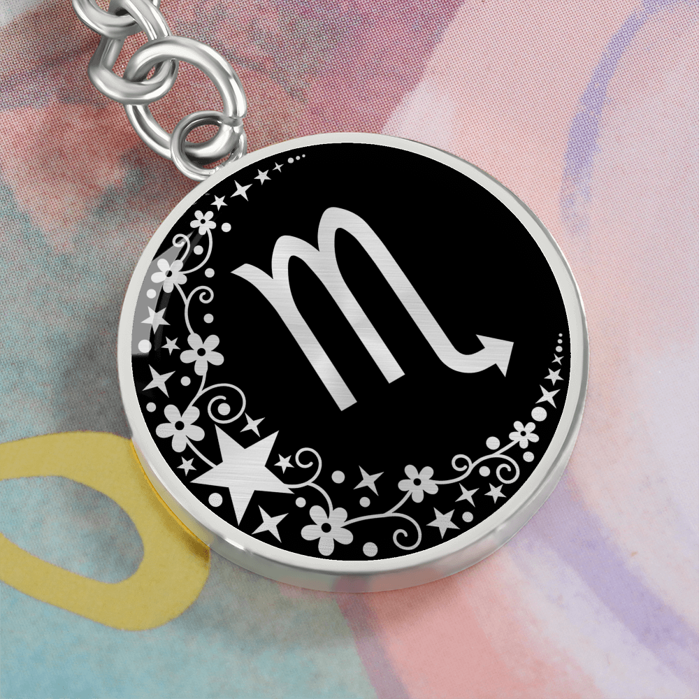 Scorpio Zodiac Pendant Keychain