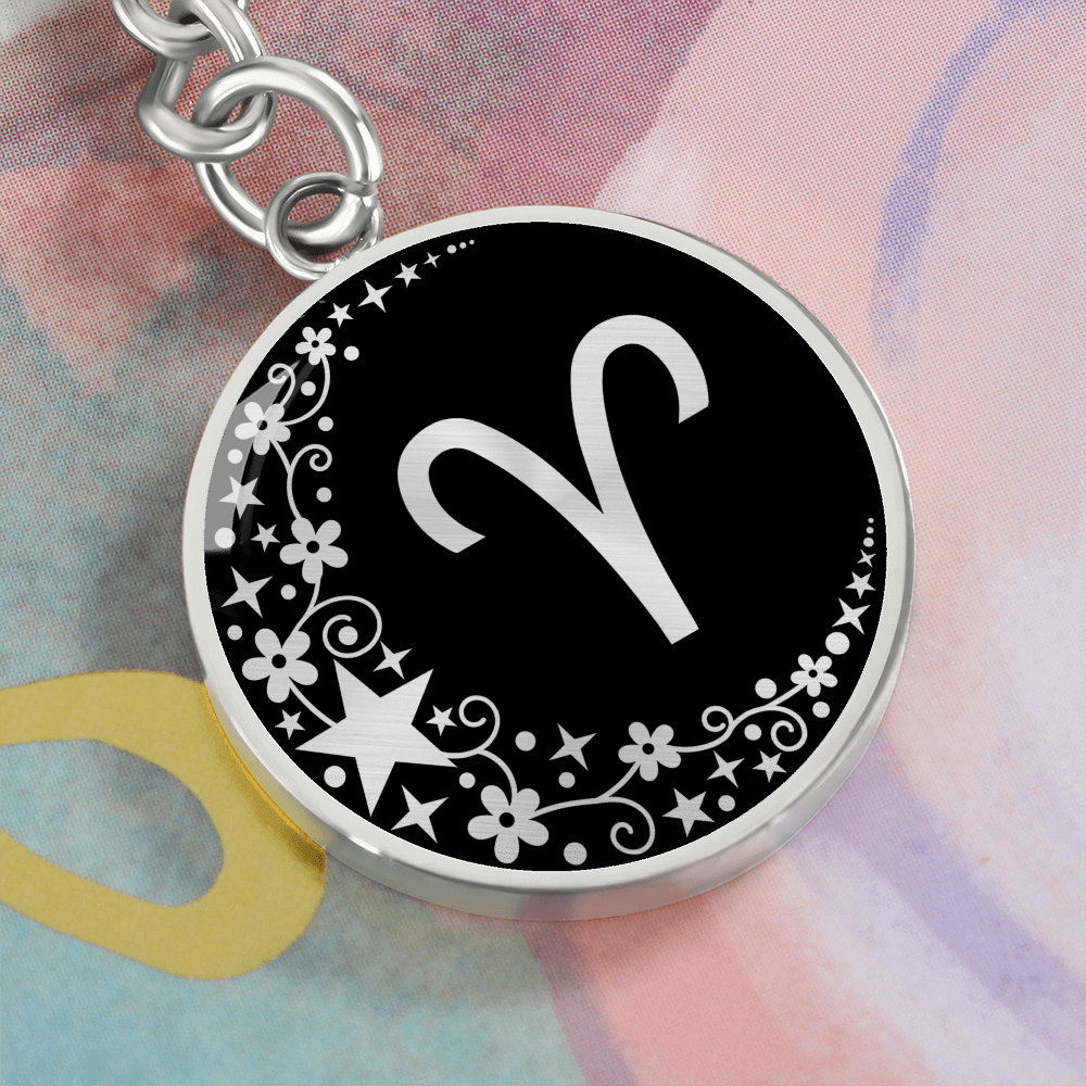 Aries Zodiac Keychain