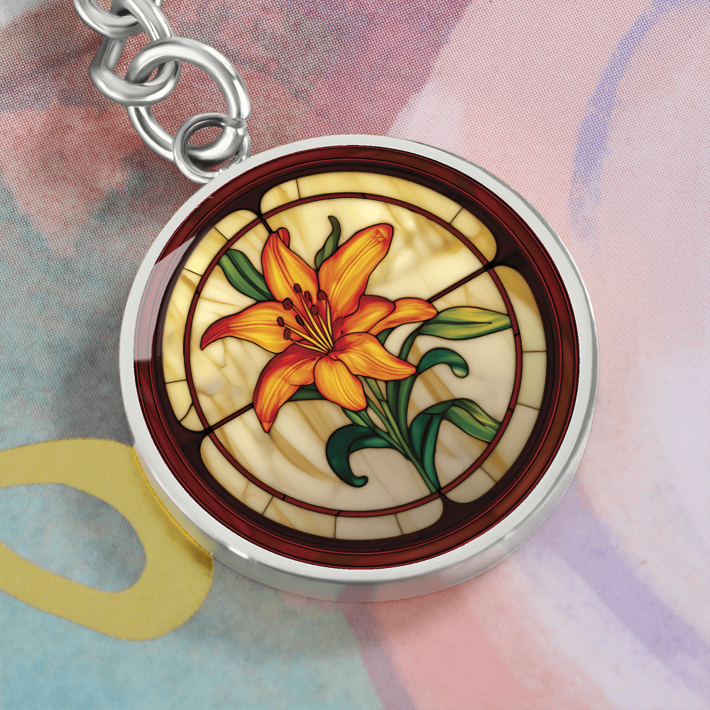 Tiger Lily Keychain