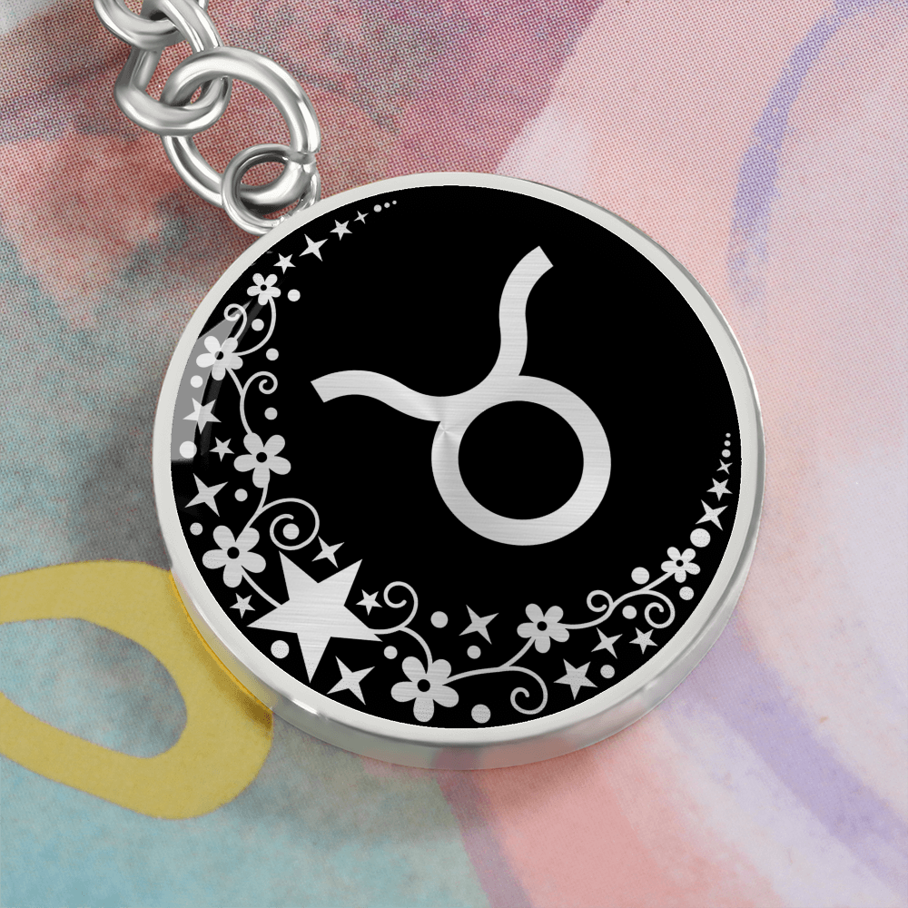 Taurus Zodiac Pendant Keychain
