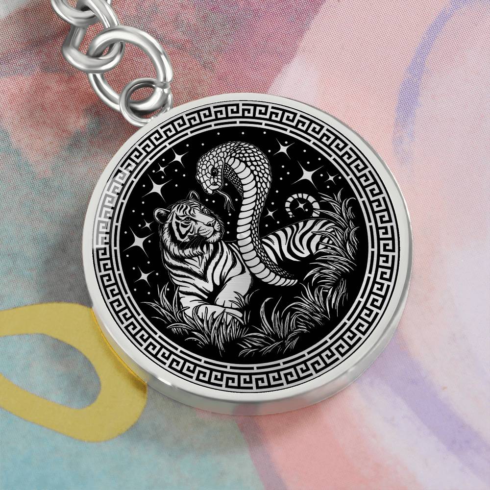 Year or The Snake & Tiger Keychain