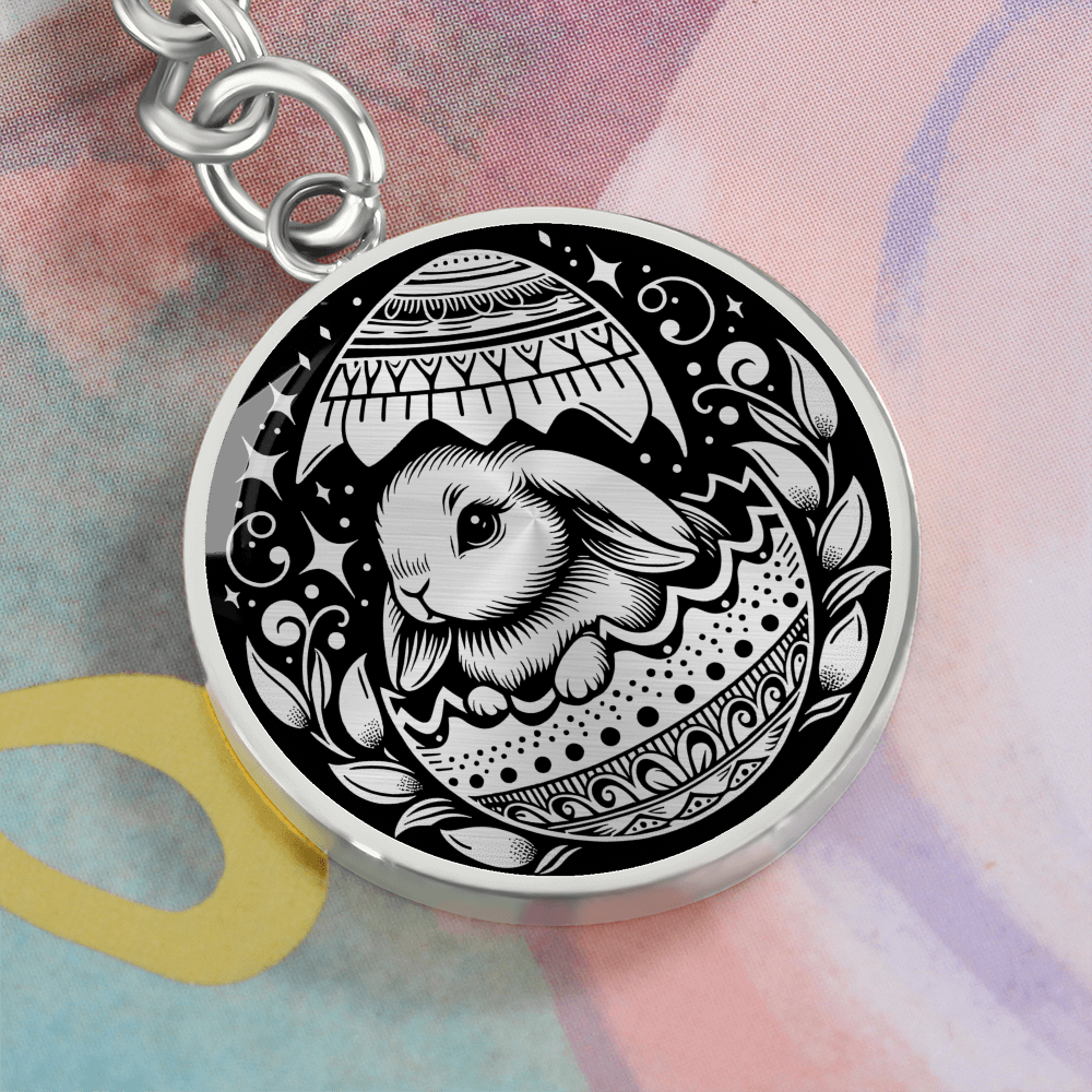Easter Bunny Keychain