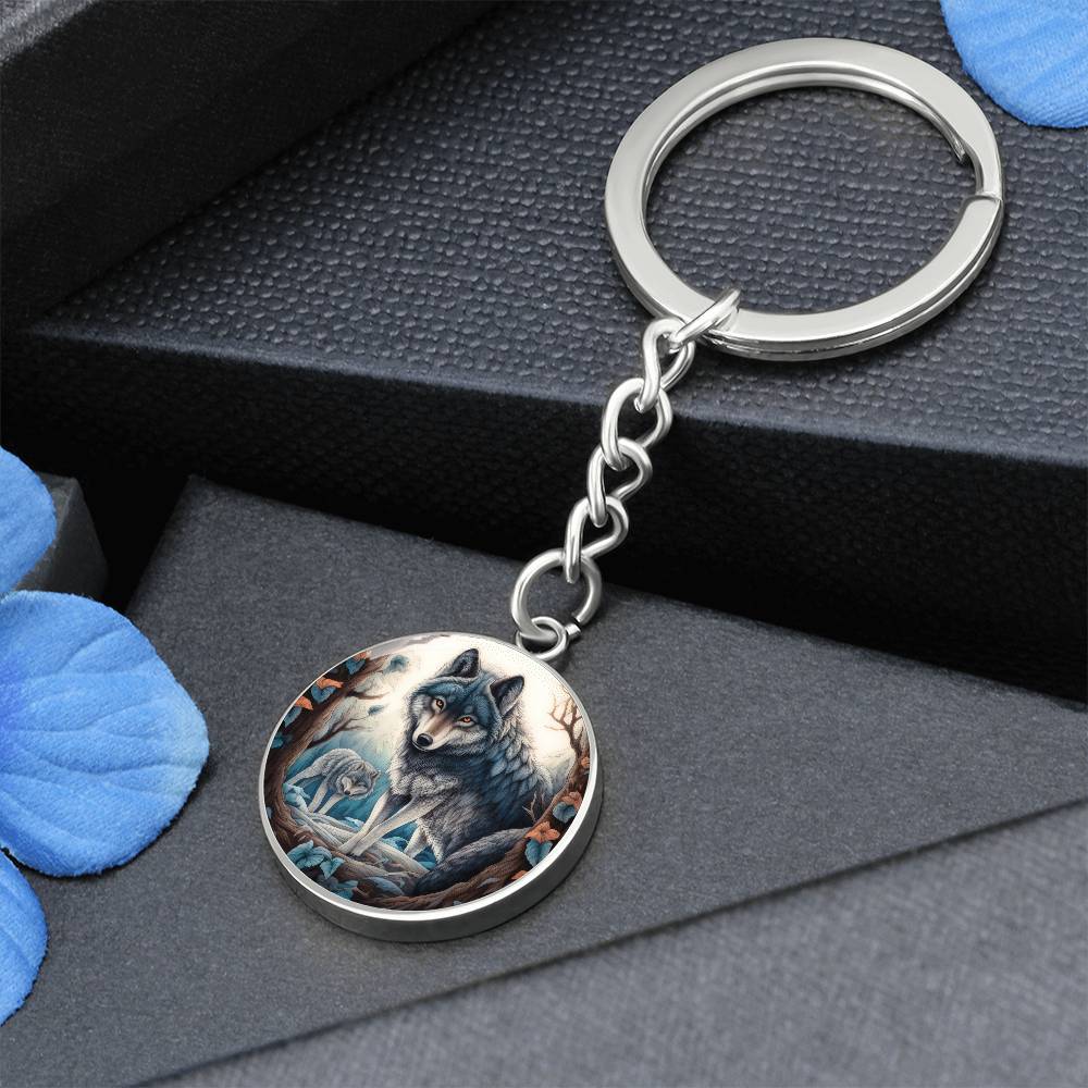 Wolf Keychain