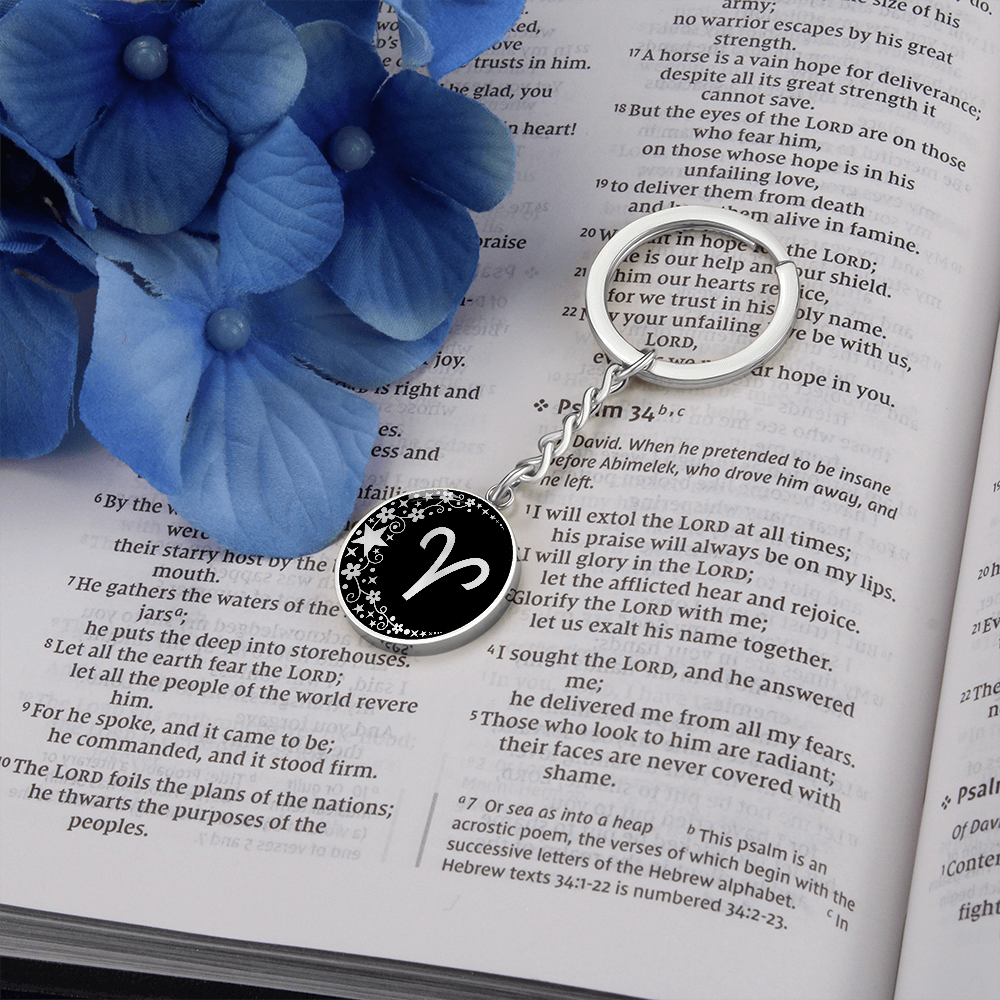 Aries Zodiac Keychain