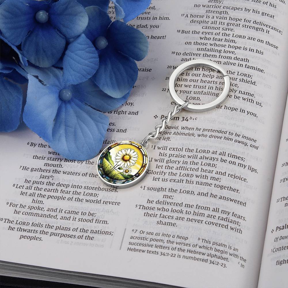 Daisy Keychain
