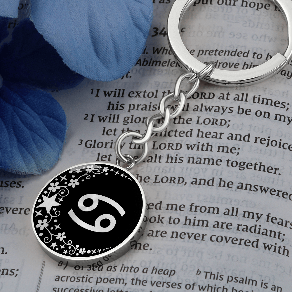 Cancer Zodiac Keychain