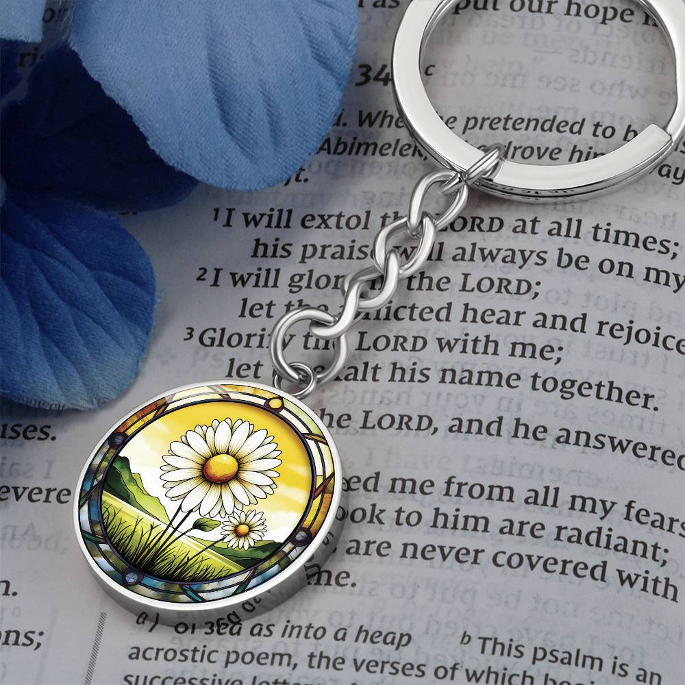 Daisy Keychain