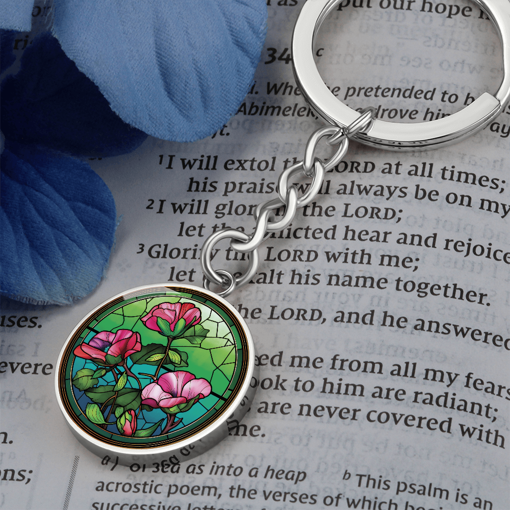 Sweet Pea Keychain