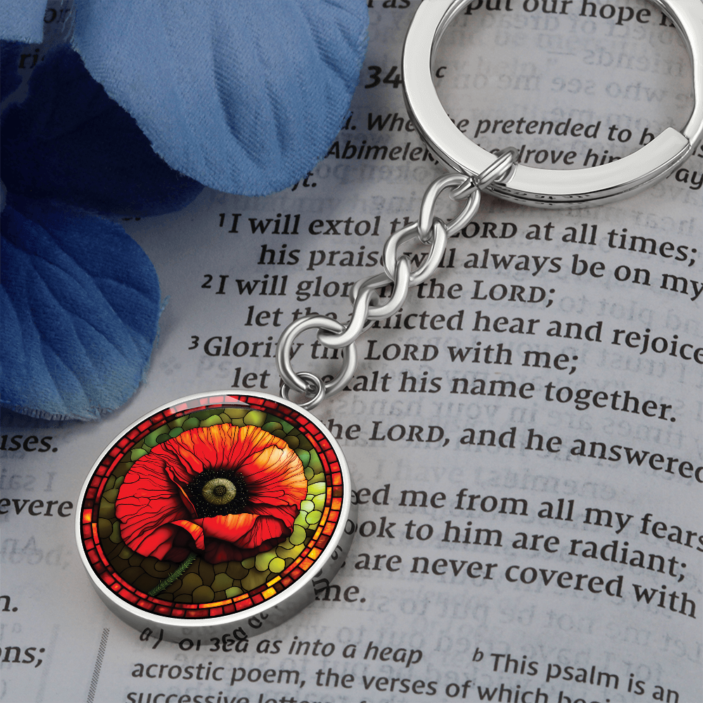 Poppy Keychain