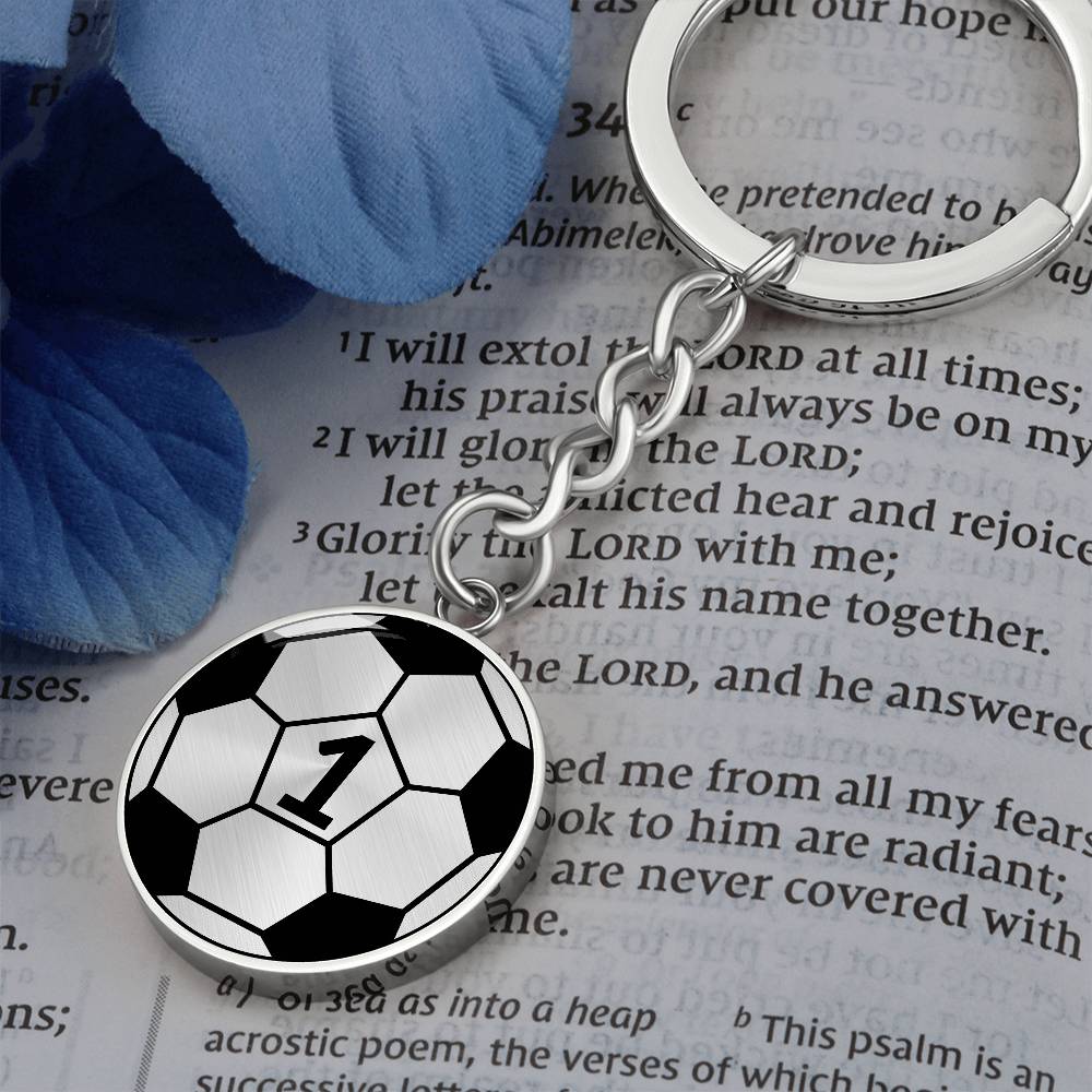 Soccer Keychain