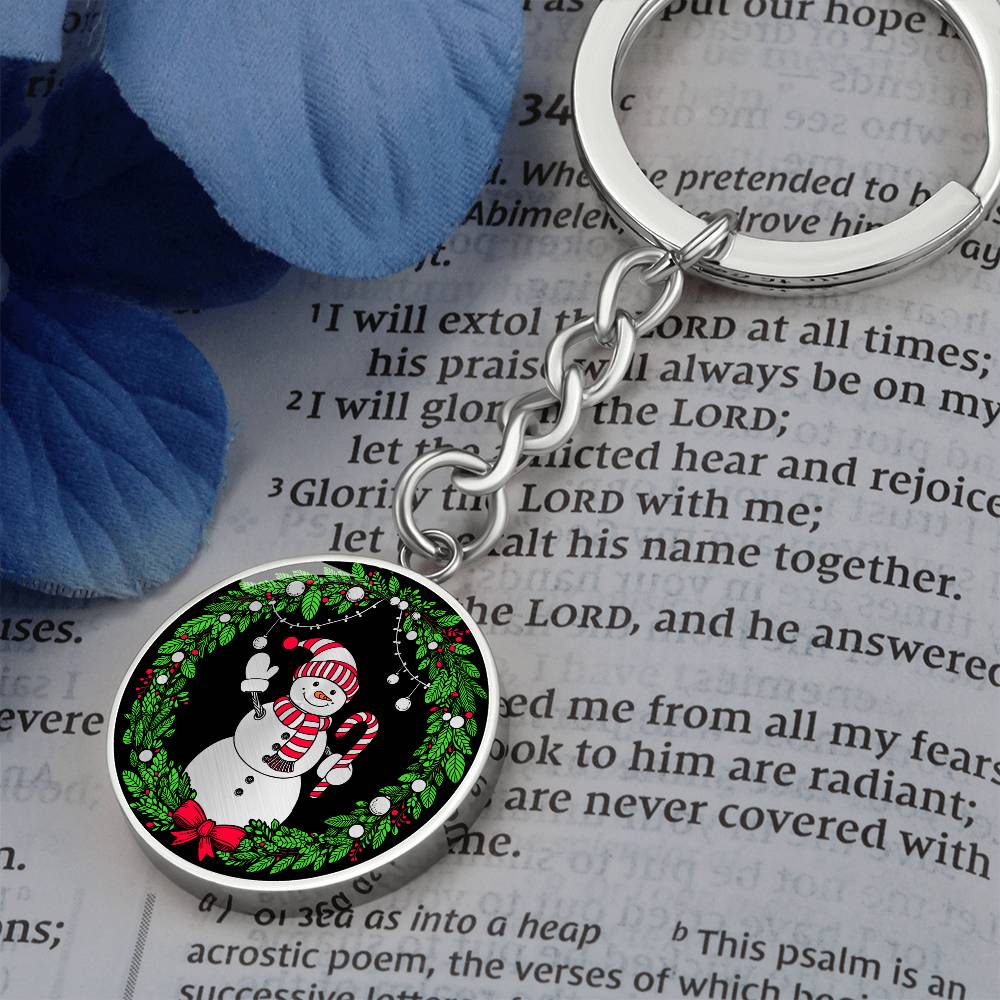 Snowman Keychain