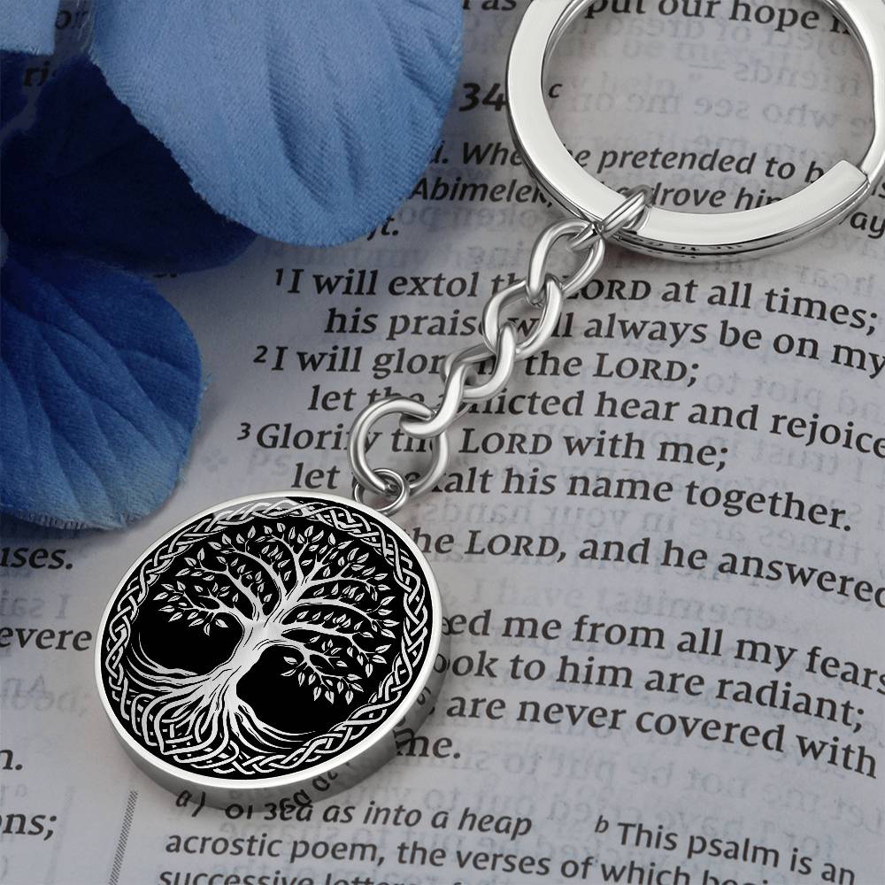 Celtic Tree Of Life Keychain