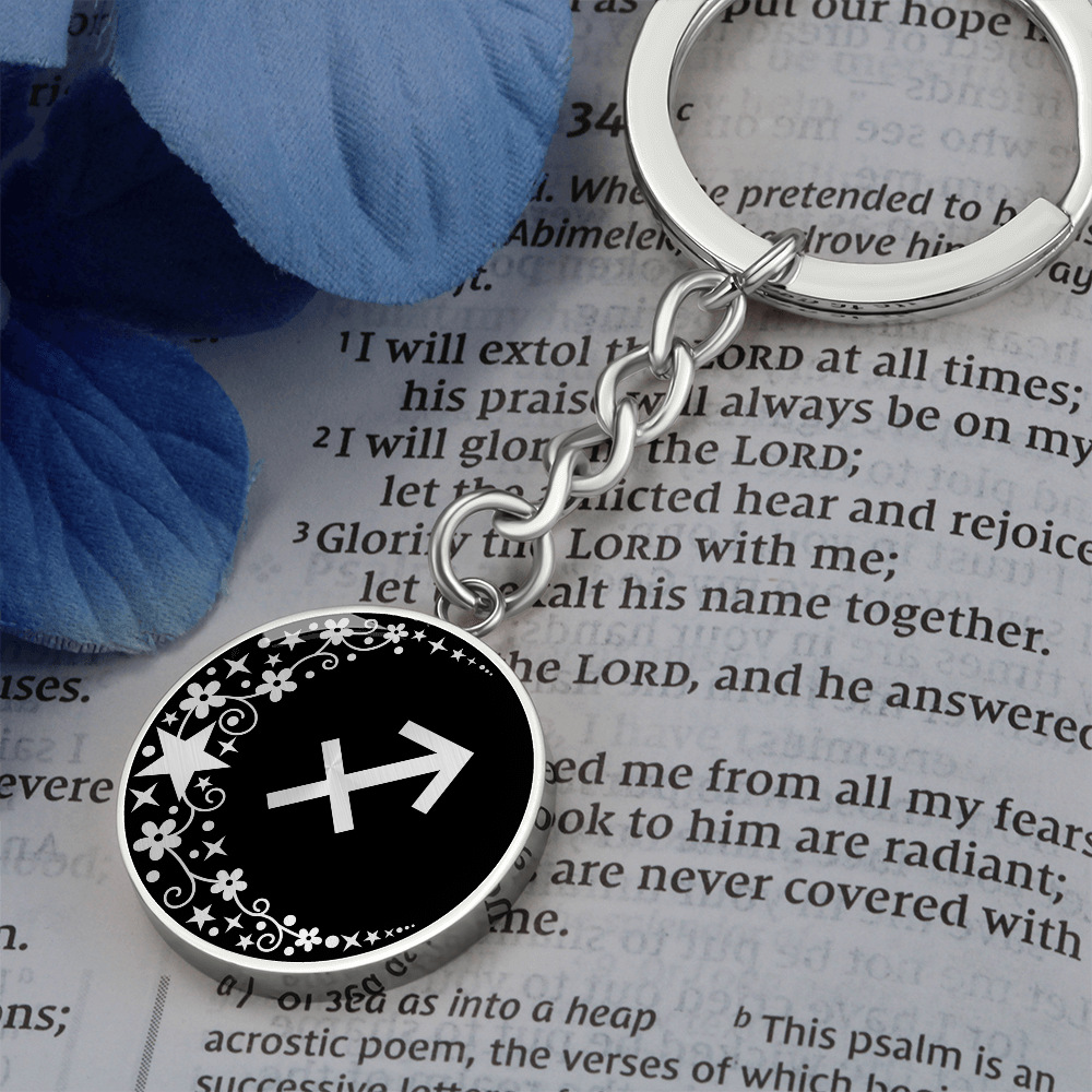 Sagittarius Zodiac Keychain