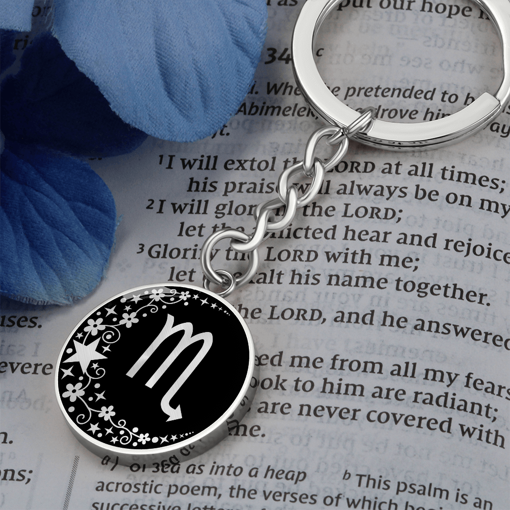 Scorpio Zodiac Pendant Keychain