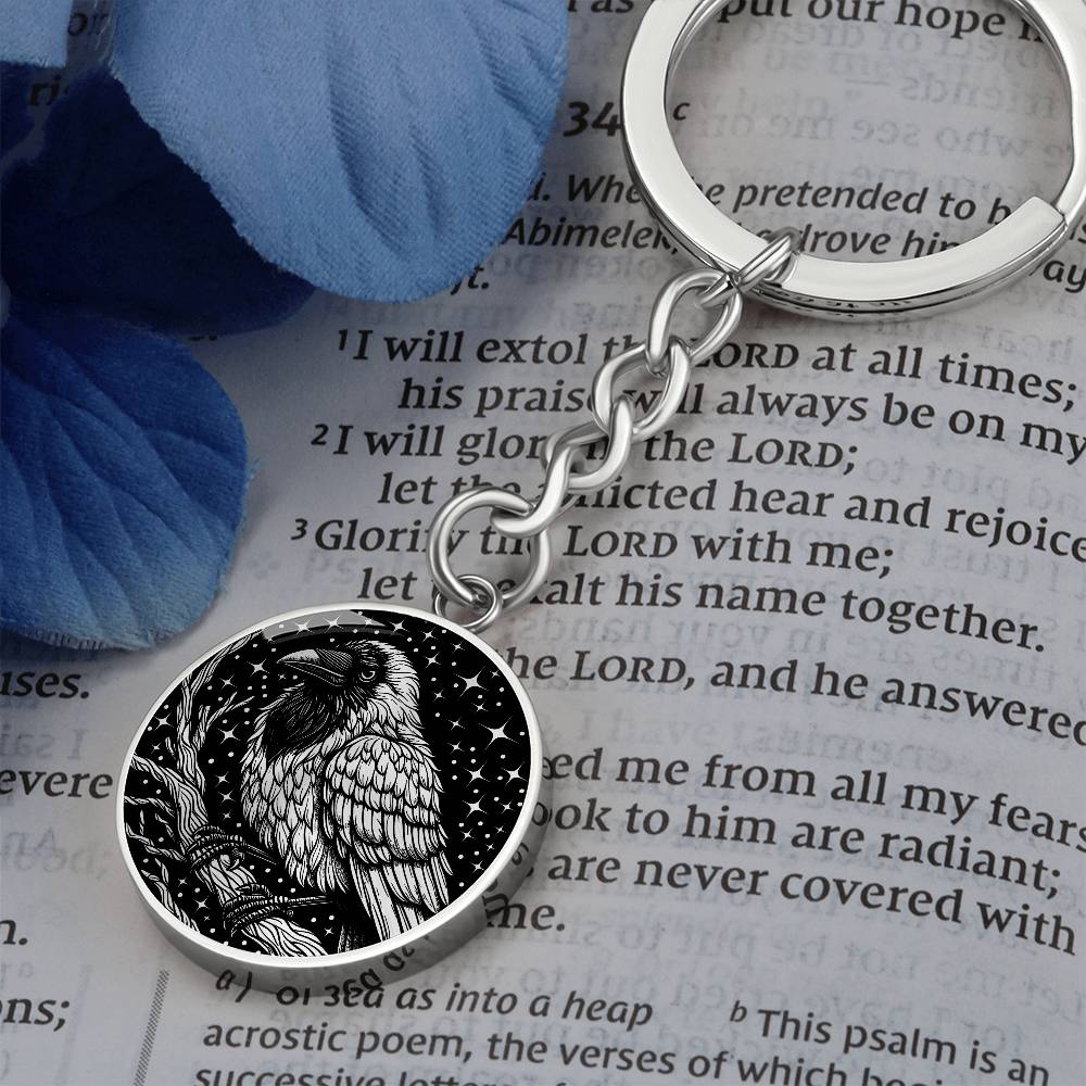 Crow Keychain