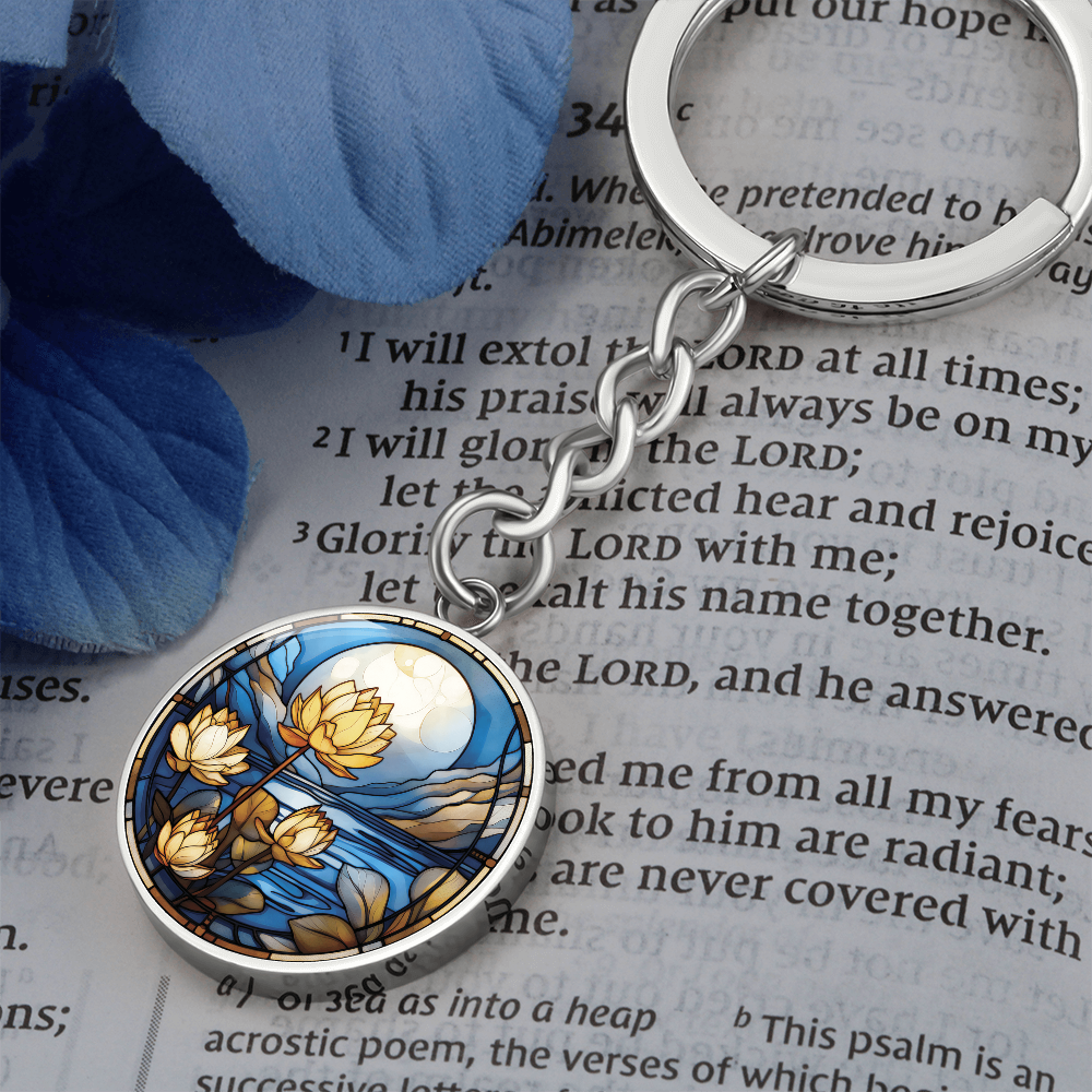 Water Lily Keychain