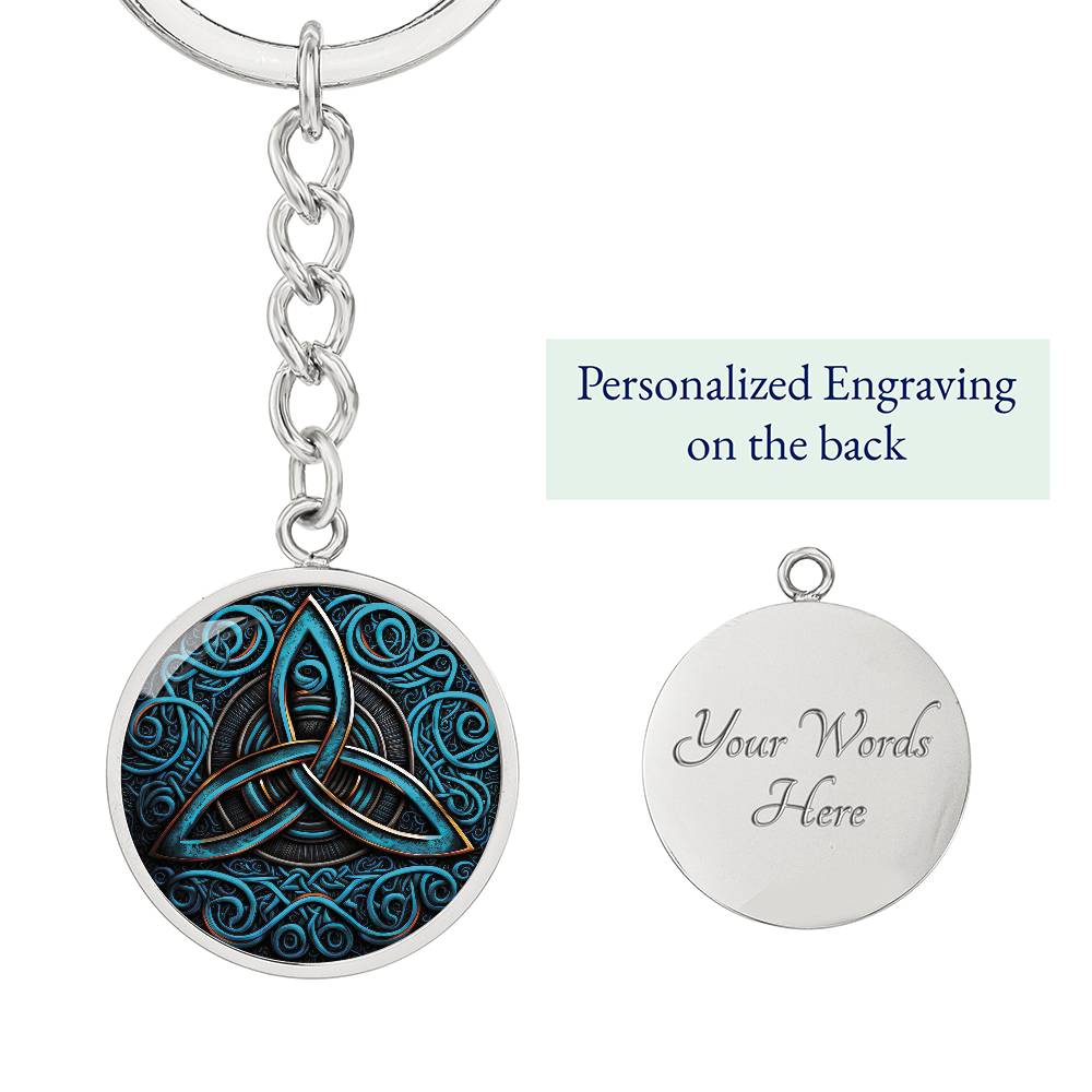 Celtic Triquetra Keychain
