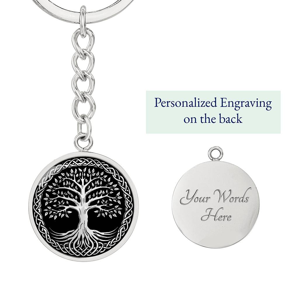 Celtic Tree Of Life Keychain