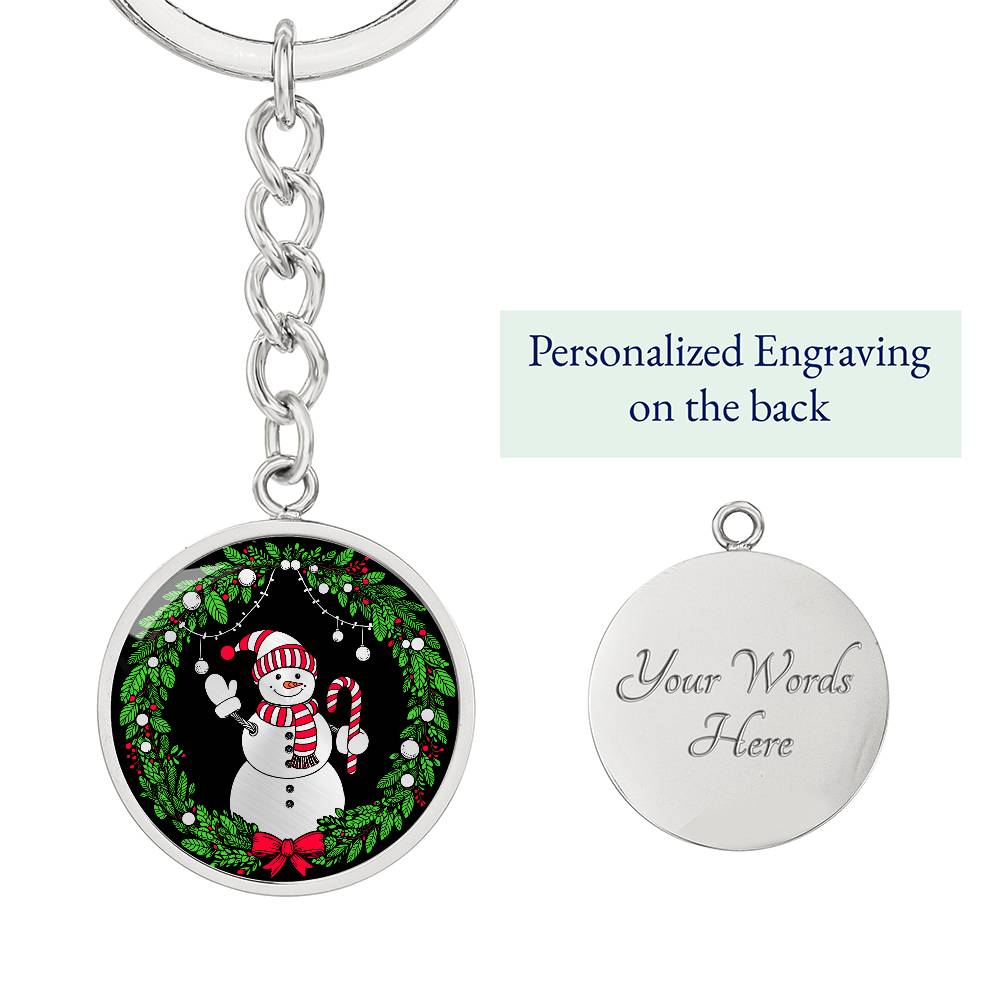 Snowman Keychain