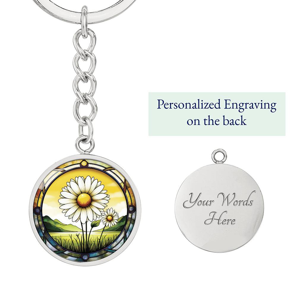 Daisy Keychain