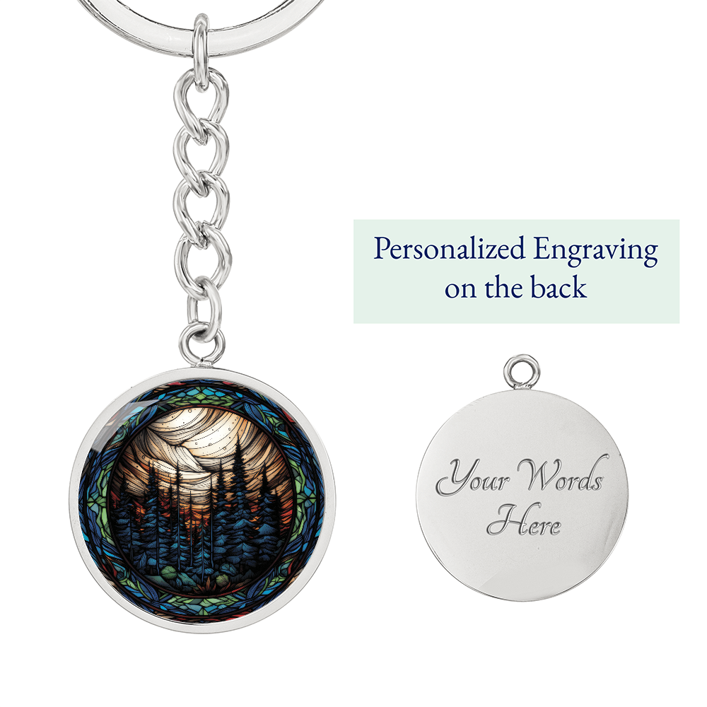 Pine Tree Keychain
