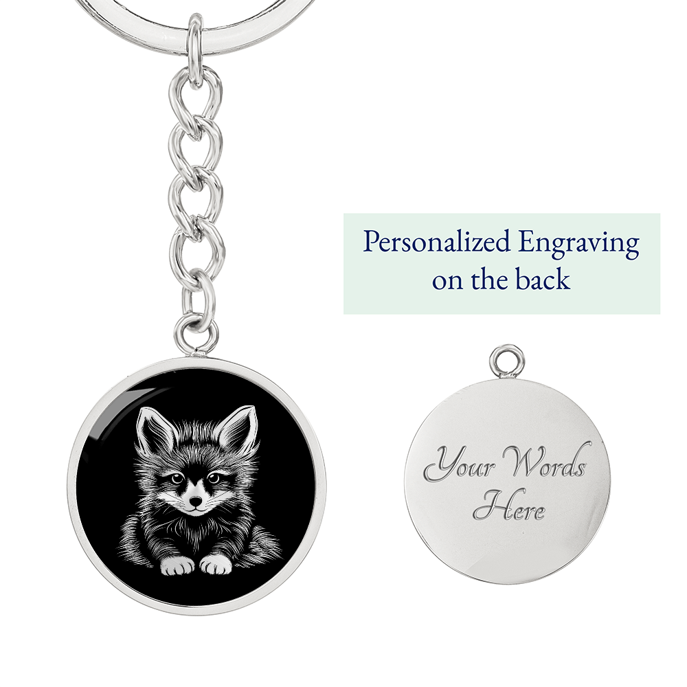 Baby Fox Keychain