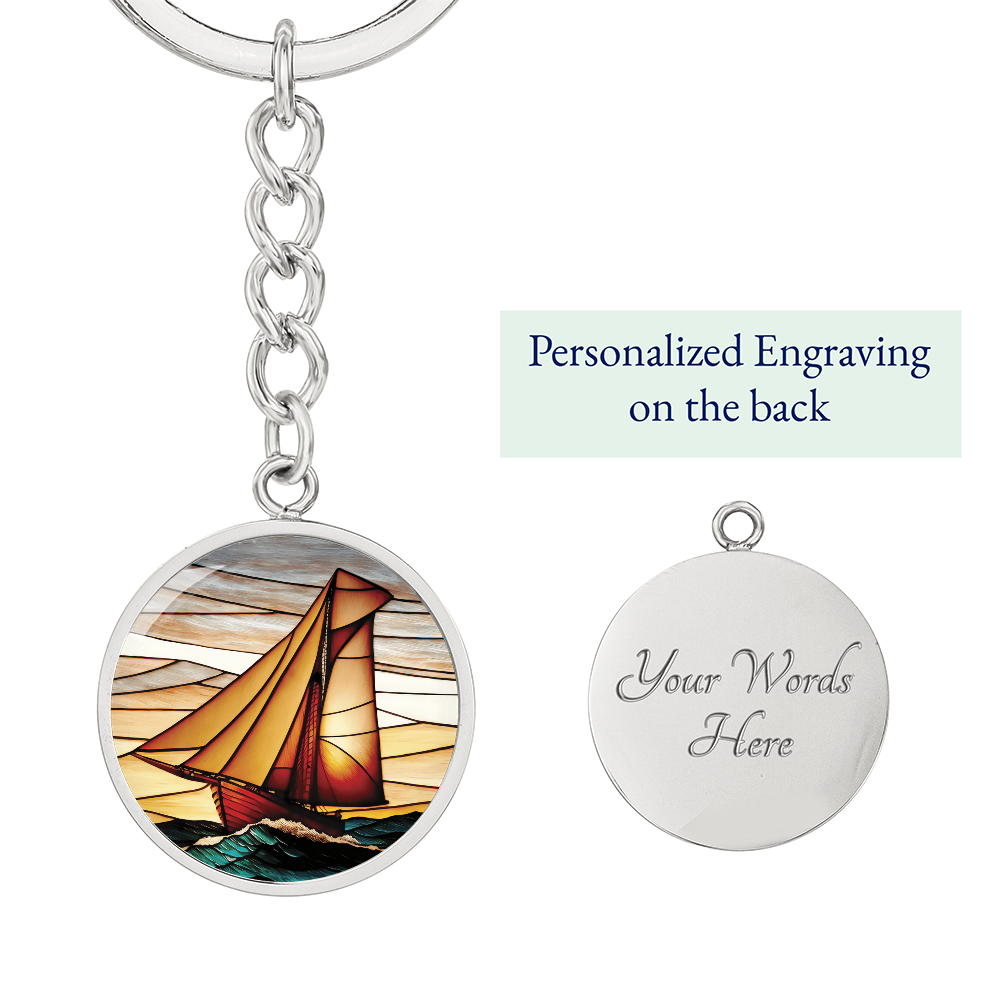 Sailboat Keychain