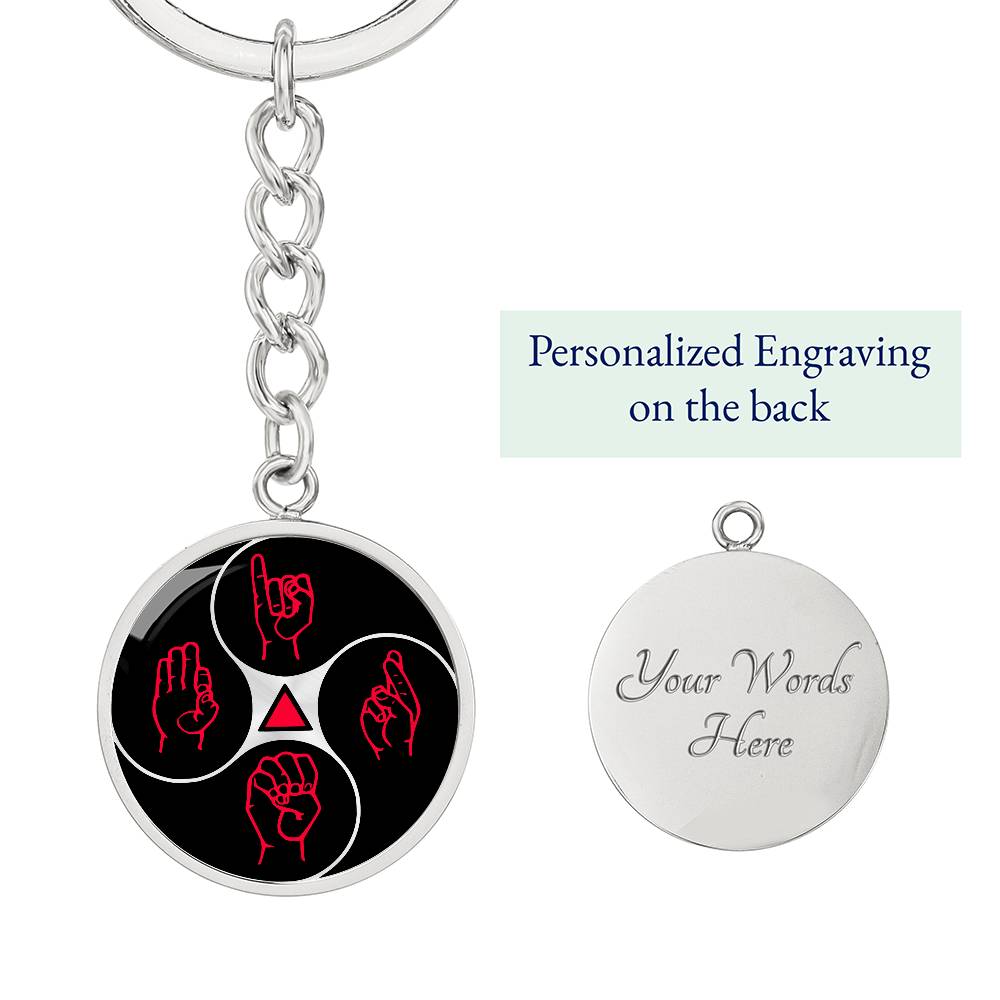Alchemy Fire Keychain