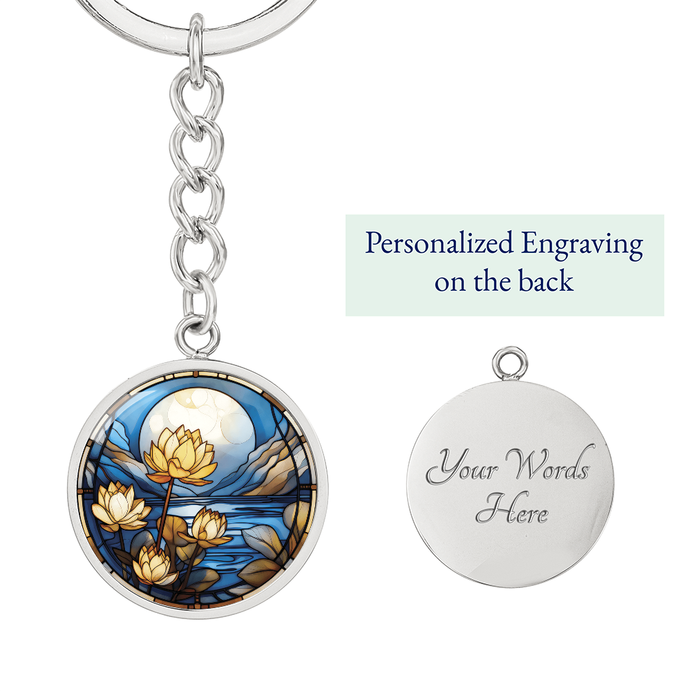 Water Lily Keychain
