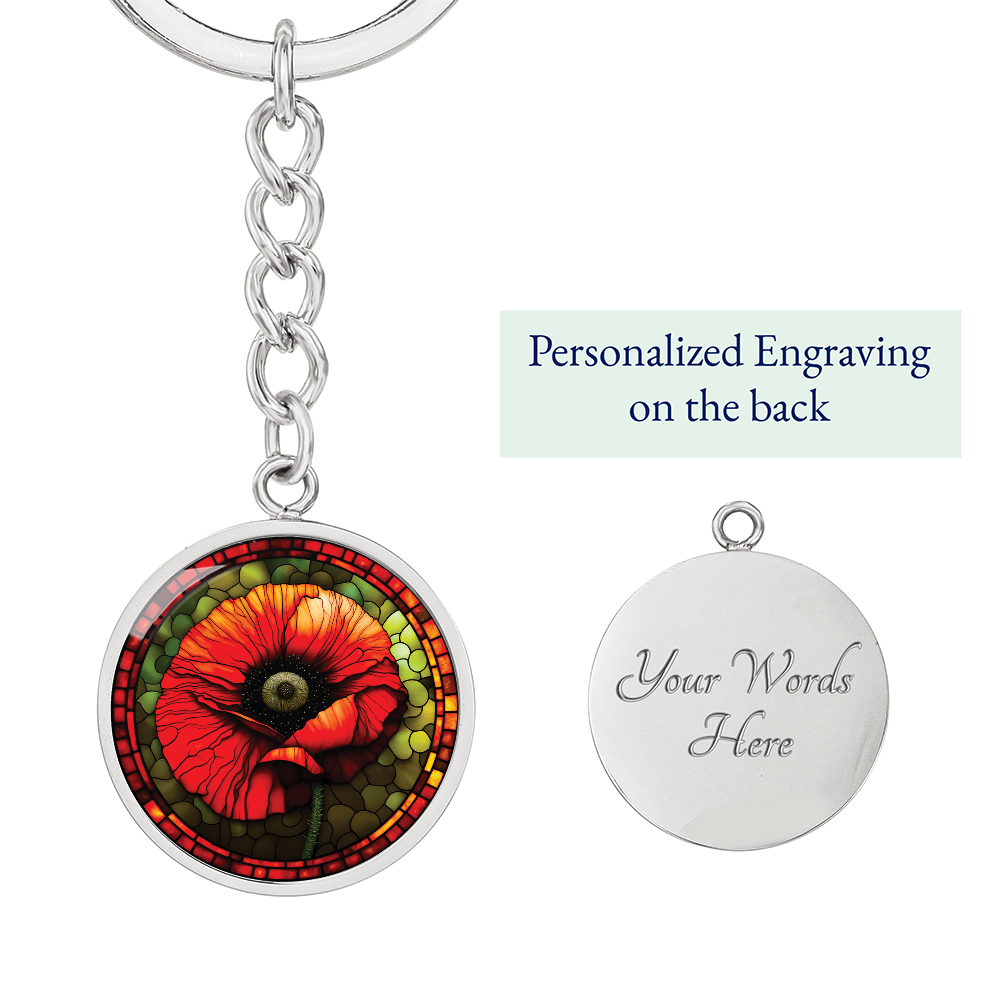 Poppy Keychain