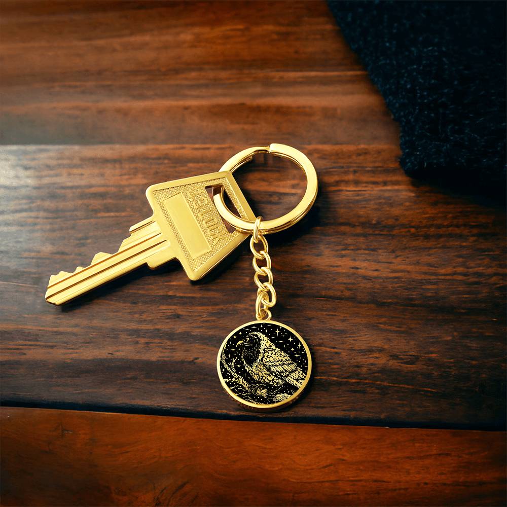 Crow Keychain