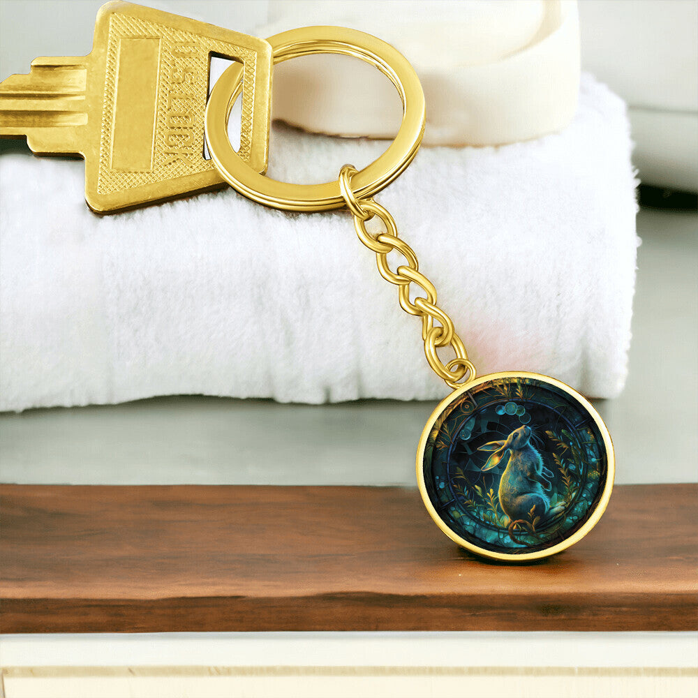 Water Rabbit Keychain