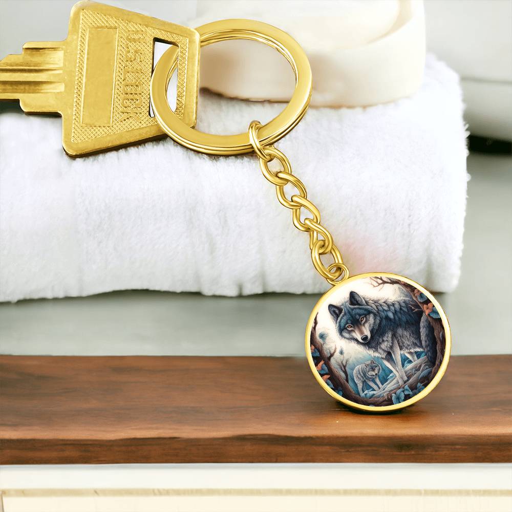 Wolf Keychain