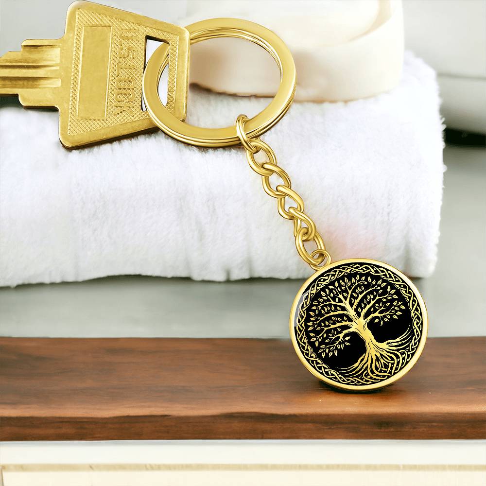 Celtic Tree Of Life Keychain