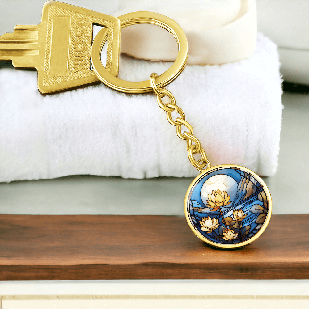 Water Lily Keychain