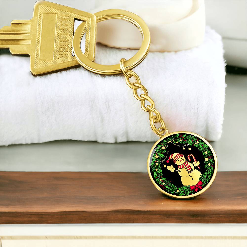 Snowman Keychain