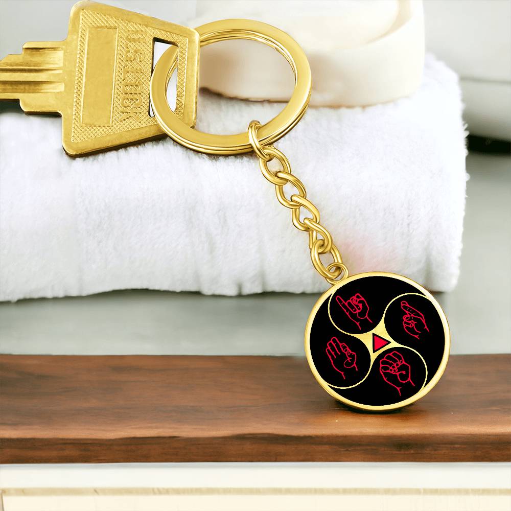 Alchemy Fire Keychain