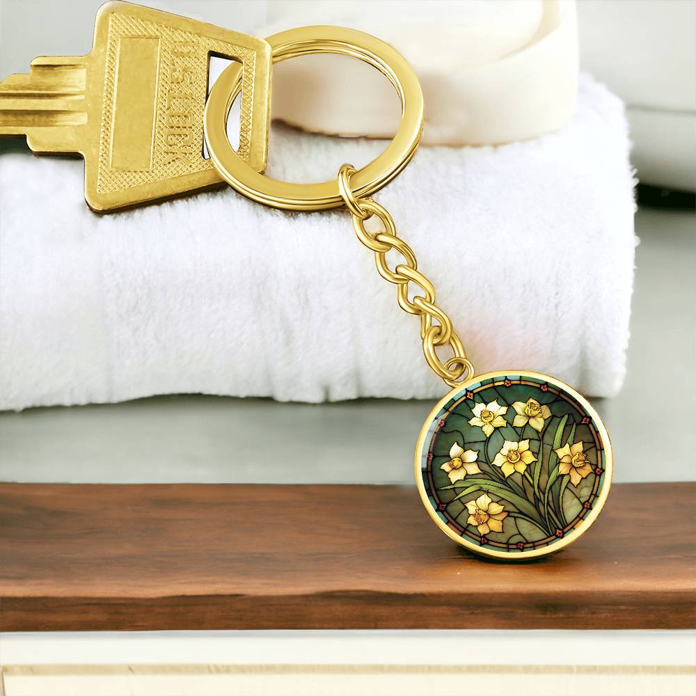 Daffodil Keychain