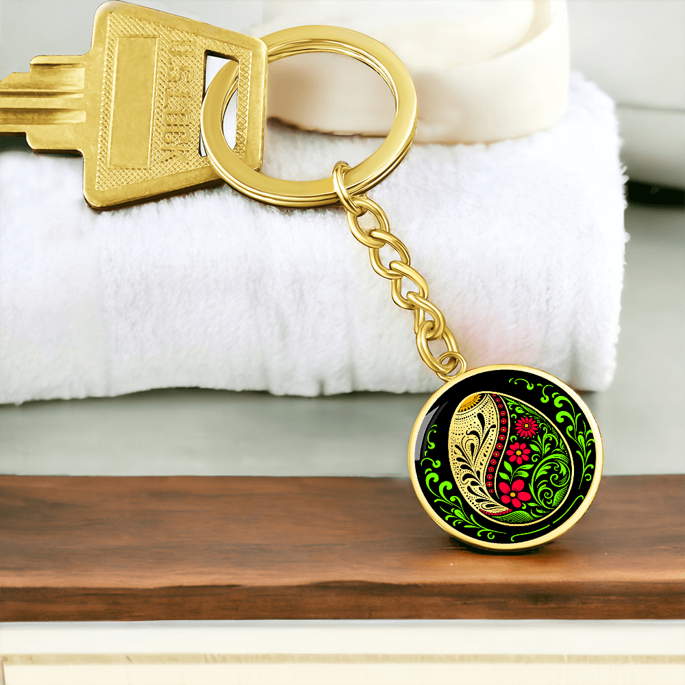 Easter Egg Keychain Red