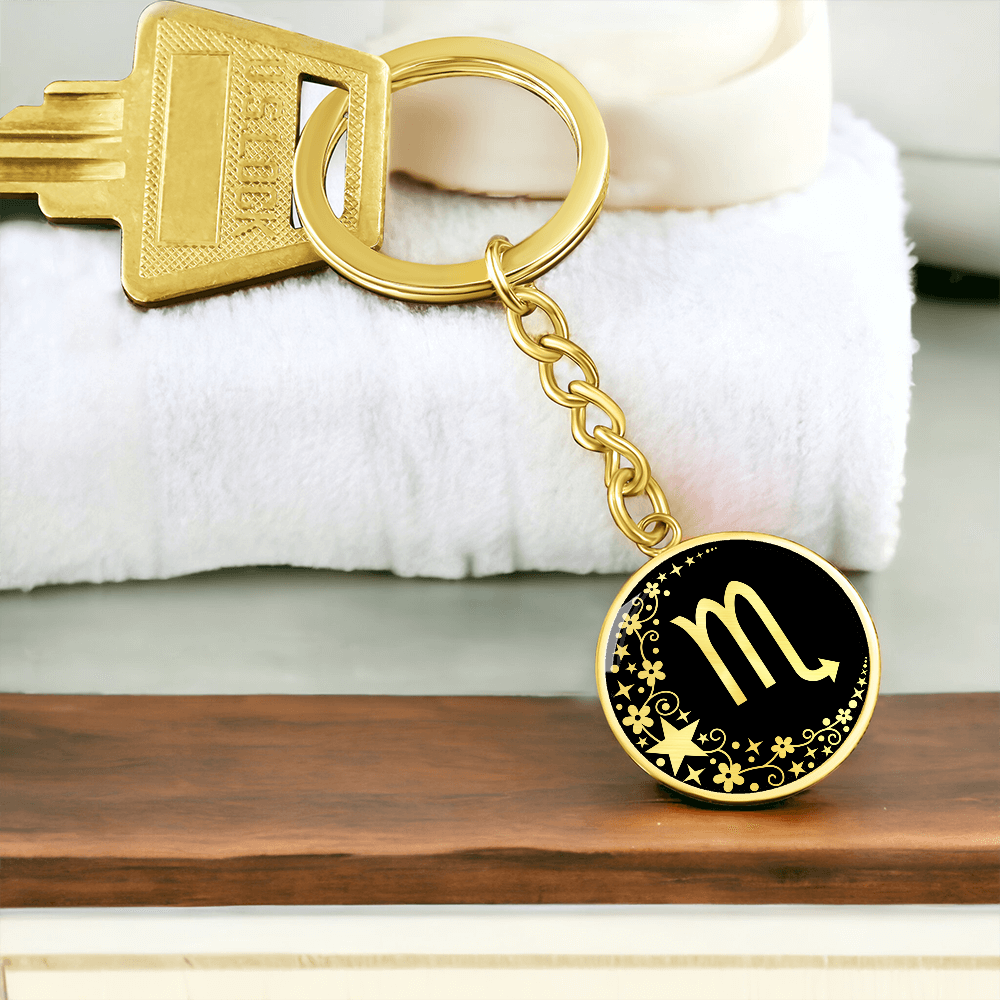 Scorpio Zodiac Pendant Keychain